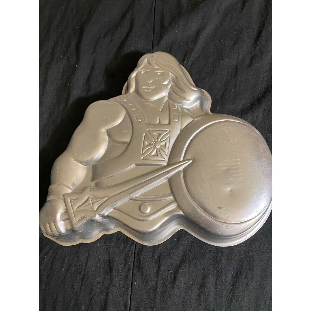 HE-MAN WILTON CAKE‎ PAN VINTAGE 1983 MATTEL 2105-3184 kitchen Baking